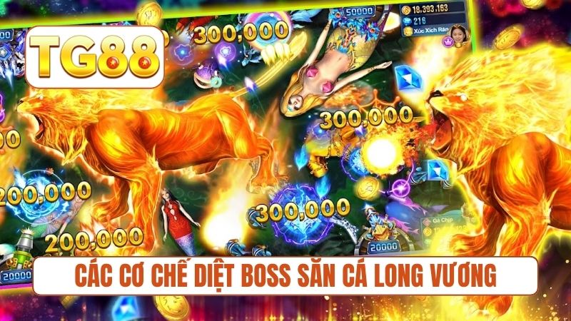 Các cơ chế diệt boss săn cá Long Vương